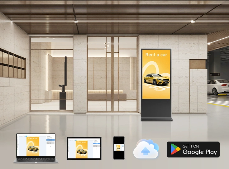 65 Inch Vertical Digital Signage