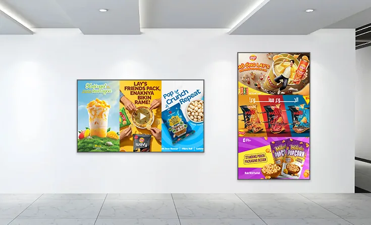 43 Inch Wall Mounted Digital Signage